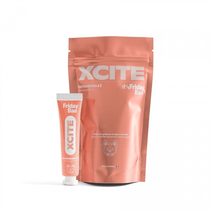 Возбуждающий гель для двоих на водной основе Friday Bae Xcite - 15 мл Возбуждающий гель для двоих на водной основе Friday Bae Xcite - 15 мл