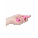 Удлинённая пластиковая вибропуля Speed Bullet Pink - розовая - 9,3 см