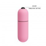 Вибропуля с 10 режимами вибрации Baile Mini Vibe - розовая - 6,2 см