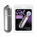 Вибропуля с 10 режимами вибрации Baile Mini Vibe - серебристая - 6,2 см
