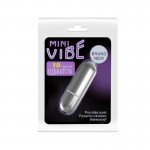Вибропуля с 10 режимами вибрации Baile Mini Vibe - серебристая - 6,2 см