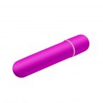 Гладкая вытянутая вибропуля Baile Magic X 10 - фиолетовая - 9 см