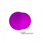 Мини-вибратор с плоской головкой Pretty Love Antony - фиолетовый - 11,5 см