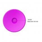 Анальный стимулятор с вибрацией Pretty Love Twist на присоске - фиолетовый - 13 см