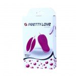 Виброяйцо Pretty Love Avery с 30 режимами вибрации и выносным пультом управления - фиолетовое