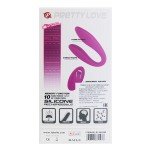 Вибратор для пар Pretty Love Letitia с пультом дистанционного управления - фиолетовый