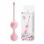 Вагинальные шарики Pretty Love Kegel Tighten Up I cо смещённым центром тяжести - нежно-розовые