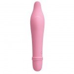 Мини-вибратор с лепестками Pretty Love Edward - нежно-розовый - 14,5 см