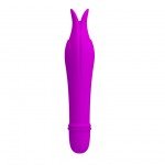 Мини-вибратор с лепестками Pretty Love Jeffrey - фиолетовый - 14,5 см