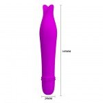 Мини-вибратор с лепестками Pretty Love Jeffrey - фиолетовый - 14,5 см Мини-вибратор с лепестками Pretty Love Jeffrey - фиолетовый - 14,5 см