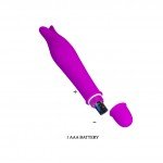 Мини-вибратор с лепестками Pretty Love Jeffrey - фиолетовый - 14,5 см Мини-вибратор с лепестками Pretty Love Jeffrey - фиолетовый - 14,5 см