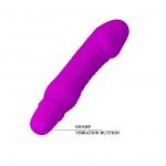 Миниатюрный вибратор Pretty Love Stev с 10 режимами вибрации - фиолетовый - 13 см