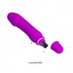 Миниатюрный вибратор Pretty Love Stev с 10 режимами вибрации - фиолетовый - 13 см