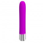 Вибратор с ребристой поверхностью Pretty Love Reginald - фиолетовый - 16,7 см