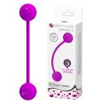 Вагинальные шарики со смещённым центром тяжести Pretty Love Kegel Ball III - фиолетовые Вагинальные шарики со смещённым центром тяжести Pretty Love Kegel Ball III - фиолетовые
