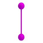 Вагинальные шарики со смещённым центром тяжести Pretty Love Kegel Ball III - фиолетовые Вагинальные шарики со смещённым центром тяжести Pretty Love Kegel Ball III - фиолетовые