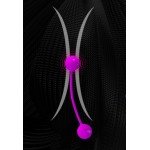 Вагинальные шарики со смещённым центром тяжести Pretty Love Kegel Ball III - фиолетовые Вагинальные шарики со смещённым центром тяжести Pretty Love Kegel Ball III - фиолетовые
