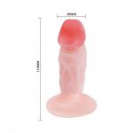 Фаллоимитатор-реалистик мини The Little Stud Penis с присоской - 11 см