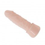 Удлиняющая насадка на пенис Big Man - розово-телесная - 18 см