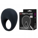Эрекционное вибро-кольцо Pretty Love Trap - черное Эрекционное вибро-кольцо Pretty Love Trap - черное