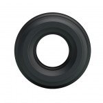 Упругое широкое эрекционное кольцо из силикона Baile Ring - чёрное Упругое широкое эрекционное кольцо из силикона Baile Ring - чёрное