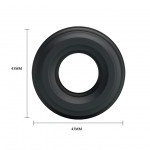 Упругое широкое эрекционное кольцо из силикона Baile Ring - чёрное Упругое широкое эрекционное кольцо из силикона Baile Ring - чёрное