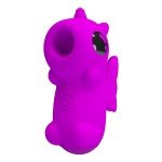 Вакуумный клиторальный мини-стимулятор на палец Pretty Love Magic Unicorn - фиолетовый - 7,5 см