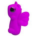 Вакуумный клиторальный мини-стимулятор на палец Pretty Love Magic Unicorn - фиолетовый - 7,5 см