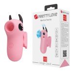 Вакуумный мини-стимулятор на палец с электростимуляцией Pretty Love Magic Devil - розовый Вакуумный мини-стимулятор на палец с электростимуляцией Pretty Love Magic Devil - розовый