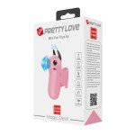 Вакуумный мини-стимулятор на палец с электростимуляцией Pretty Love Magic Devil - розовый Вакуумный мини-стимулятор на палец с электростимуляцией Pretty Love Magic Devil - розовый