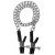 Металлические зажимы на соски Block Busters Nipple Clamps с соединительной цепочкой - серебристые