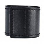 Хомут-утяжка для мошонки на липучке VELCRO BALL STRETCHER - чёрный