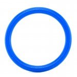 Набор из двух силиконовых колец разного диаметра Silicone Cock Ring Set - голубые