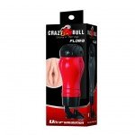 Мастурбатор ротик в колбе Crazy Bull Flora с крепкой присоской - красно-чёрный - 28 см Мастурбатор ротик в колбе Crazy Bull Flora с крепкой присоской - красно-чёрный - 28 см