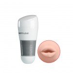 Мастурбатор-ротик в тубе Pretty Love Kitty из материла RealFeel Superskin в белой колбе - 20,5 см Мастурбатор-ротик в тубе Pretty Love Kitty из материла RealFeel Superskin в белой колбе - 20,5 см