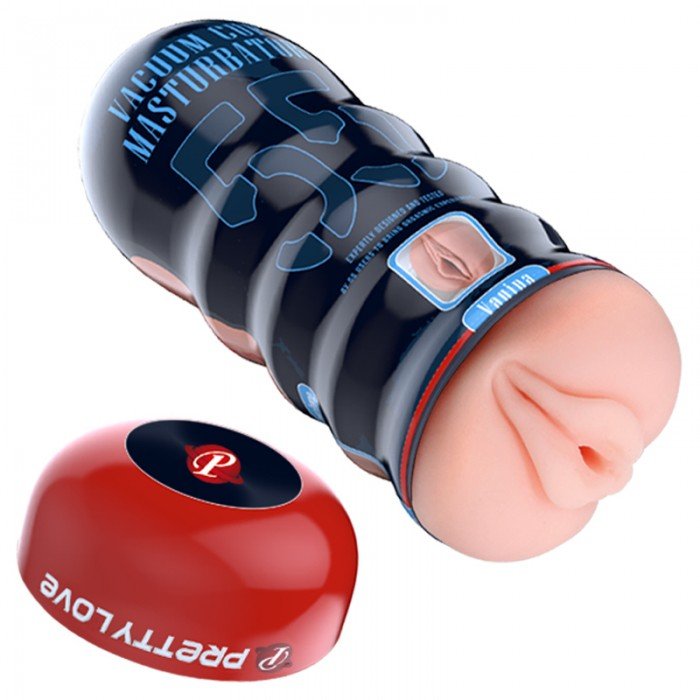 Мастурбатор вагина в тубе с вакуумным эффектом Pretty Love Vacuum Cup Vagina Masturbator - 18 см