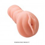 Мастурбатор вагина Crazy Bull Leila с анатомическим внутренним строением - телесный - 13,5 см