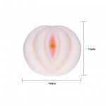 Мастурбатор-вагина Baile из реалистичного материала с рельефной поверхностью - телесный - 15,5 см