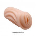 Мастурбатор вагина Crazy Bull Jane c анатомическим строением - телесный - 13 см