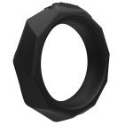 Неэластичное эрекционное кольцо на пенис и мошонку Bathmate Maximus 55 - чёрное