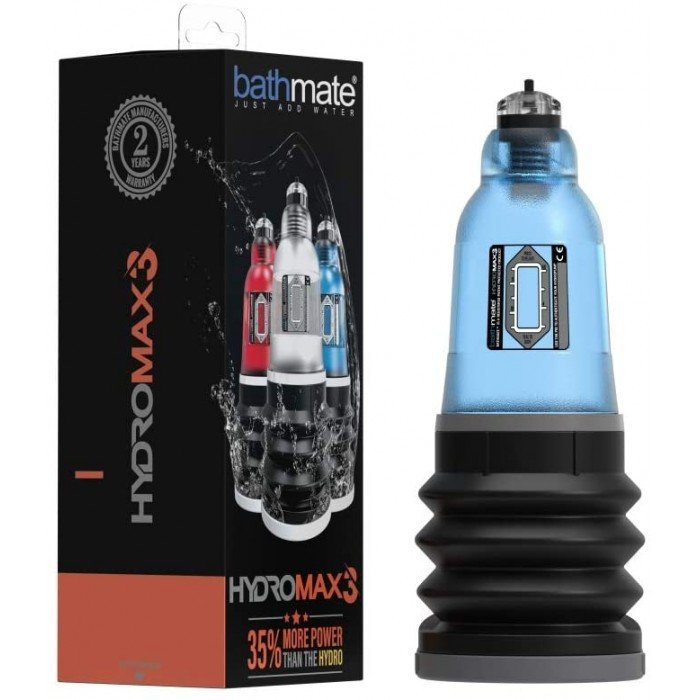 Гидропомпа для увеличения пениса Bathmate HydroMAX3 - синяя Гидропомпа для увеличения пениса Bathmate HydroMAX3 - синяя