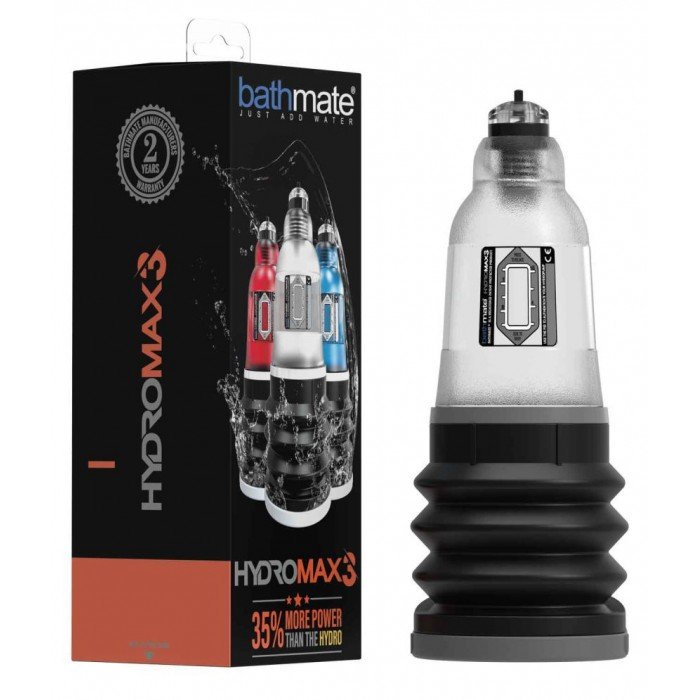 Гидропомпа для увеличения пениса Bathmate HydroMAX3 - прозрачная Гидропомпа для увеличения пениса Bathmate HydroMAX3 - прозрачная