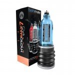 Гидропомпа для увеличения пениса Bathmate HydroMAX7 Wide Boy c увеличенным диаметром - синяя