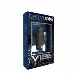 Мощная вибропуля водонепроницаемая Bathmate Vibe Black Bullet - чёрная - 8 см