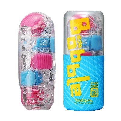Мастурбатор с подвижными кубиками Tenga Bobble Crazy Cubes с интенсивной стимуляцией - 14 см