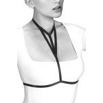 Эластичный стреп на грудь Bijoux Pour Toi - Mia - чёрный