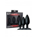 Набор анальных пробок Nexus Butt Plug Trio - чёрный Набор анальных пробок Nexus Butt Plug Trio - чёрный