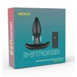 Анальная пробка с вибрацией и римминг эффектом с пультом ДУ Nexus B-Stroker - чёрная Анальная пробка с вибрацией и римминг эффектом с пультом ДУ Nexus B-Stroker - чёрная