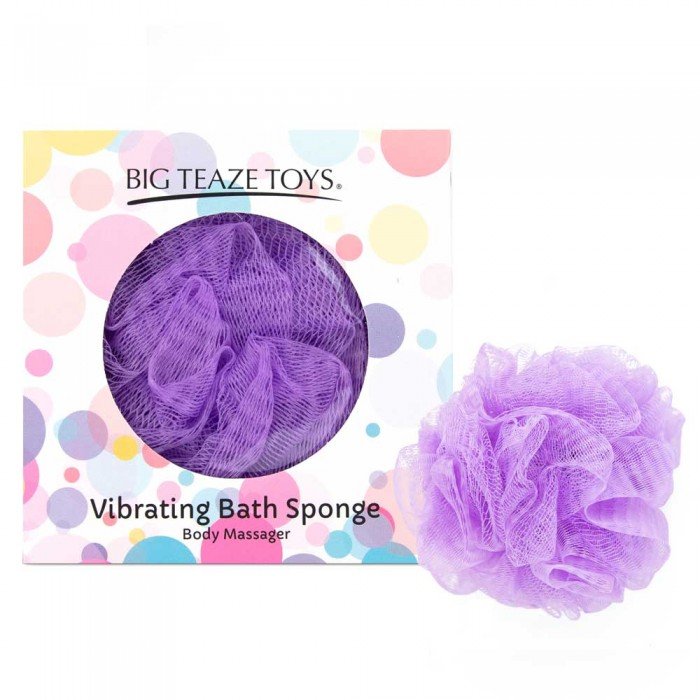 Губка для ванны с вибропулей Vibrating Bath Sponge - фиолетовая Губка для ванны с вибропулей Vibrating Bath Sponge - фиолетовая