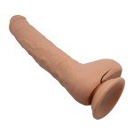 Длинный вибратор-реалистик Beautiful Dick с присоской и выносным пультом - телесный - 28 см Длинный вибратор-реалистик Beautiful Dick с присоской и выносным пультом - телесный - 28 см